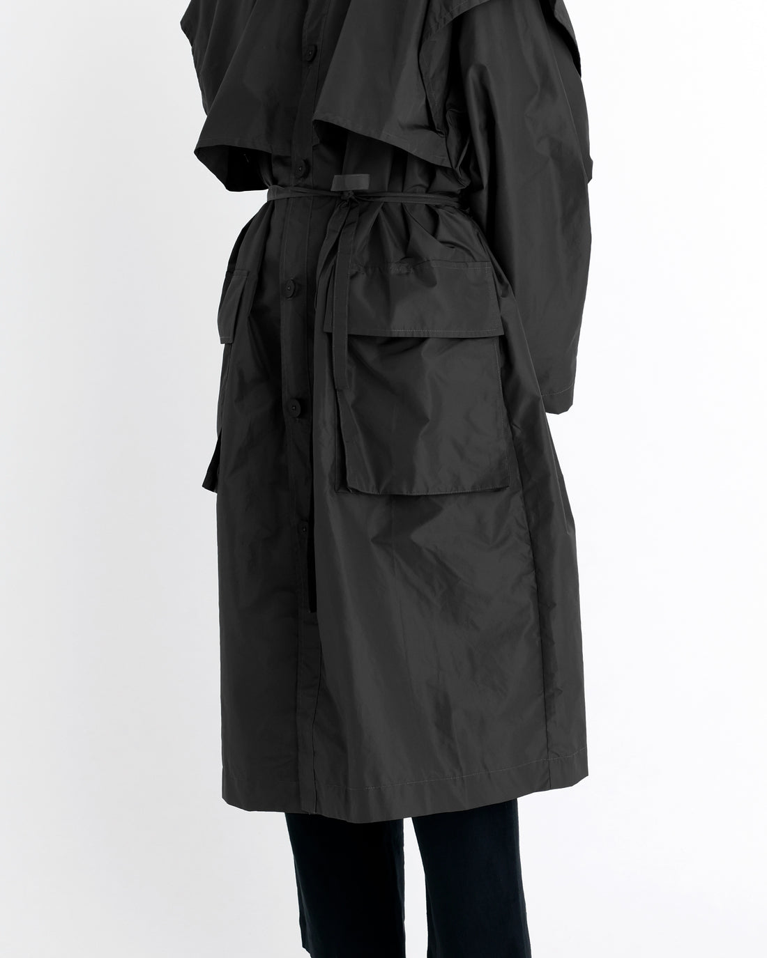 Packable Rain Trench - SS24 - Black