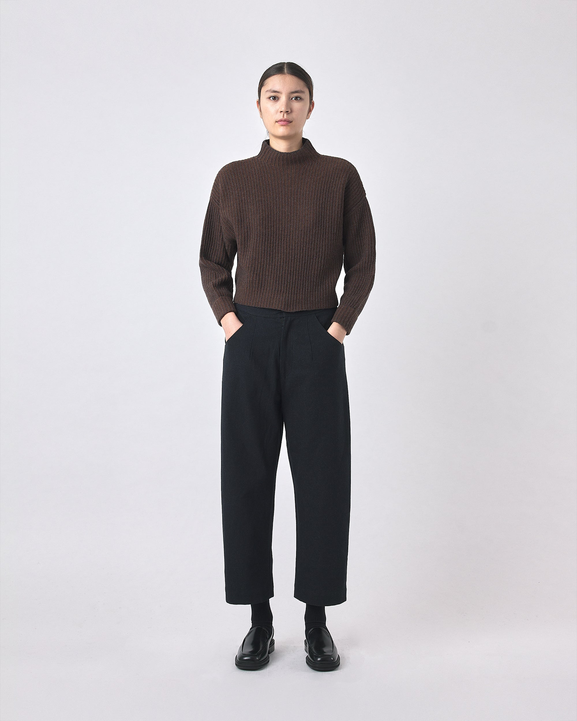 SOUMO Layered Knit Sweater-