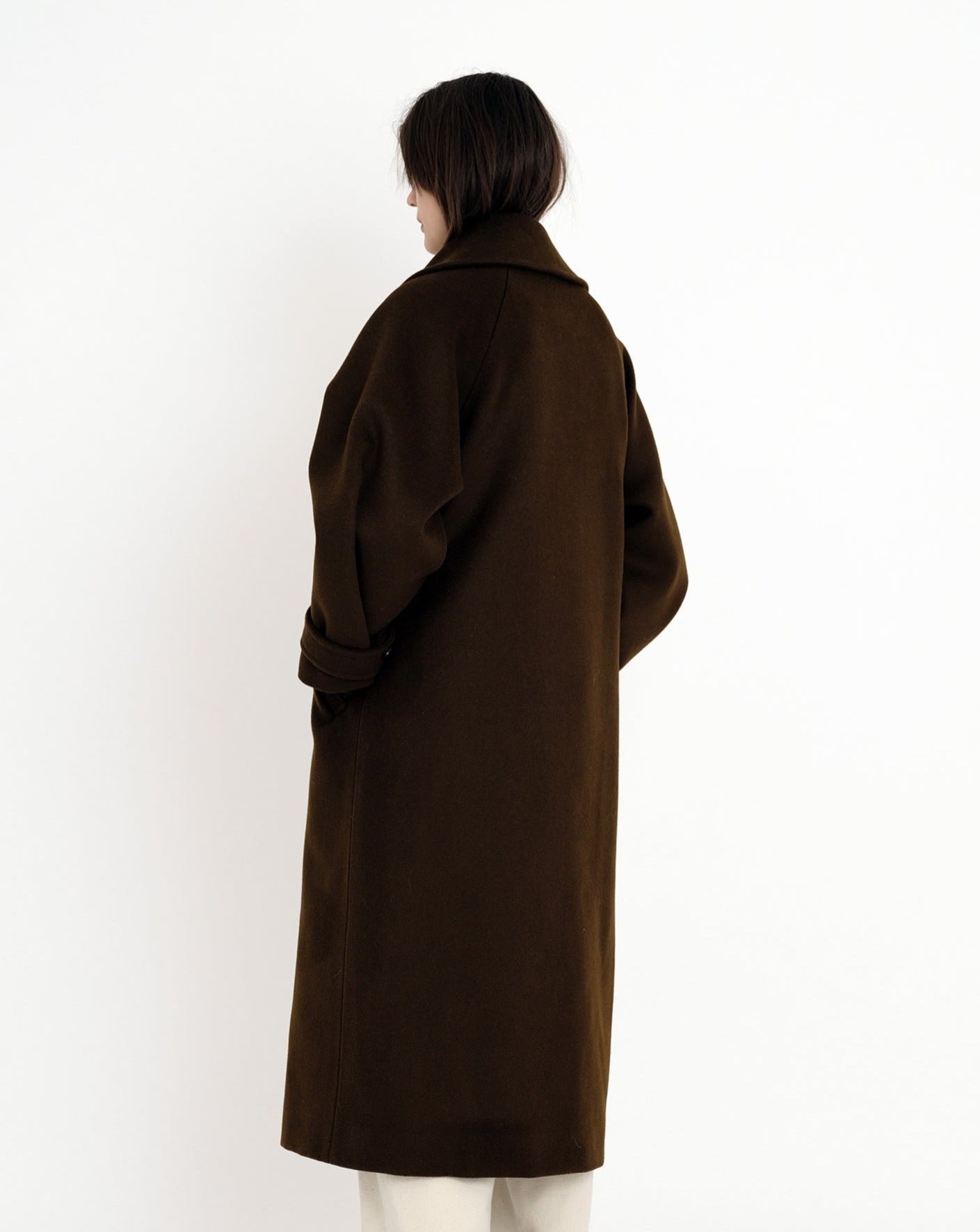 SUMARI/ Wool Gabardine Balmacaan Coat - メンズ