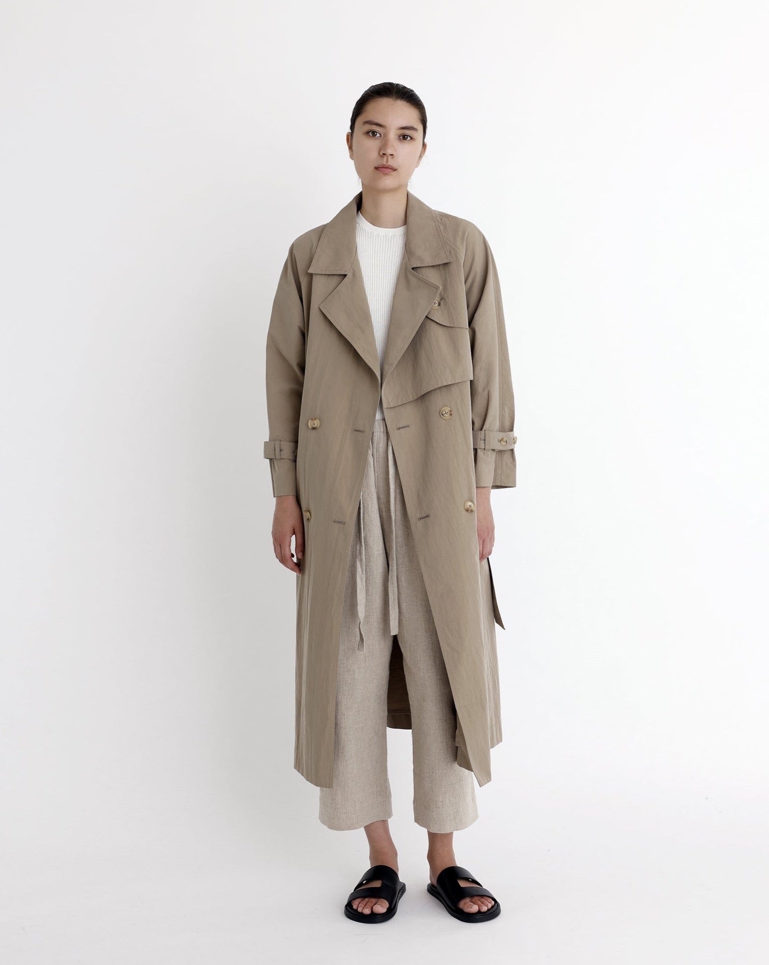 Spring Long Trench - SS23 - Tan – 7115 by Szeki