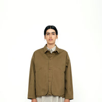 Signature Panel Pockets Shirt Jacket - Cotton Edition - Kelp