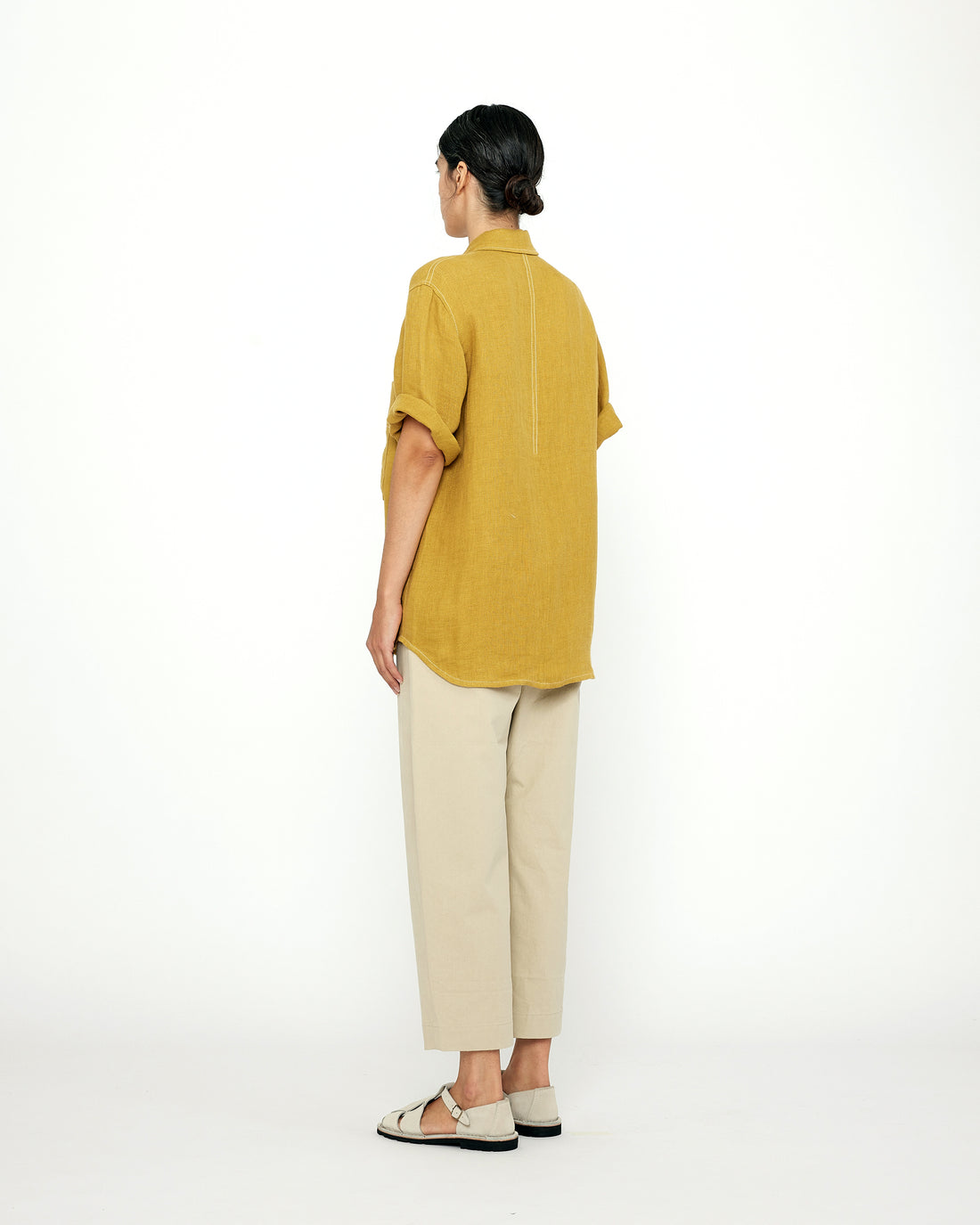 Double Pockets Short Sleeves - SS24 - Mustard