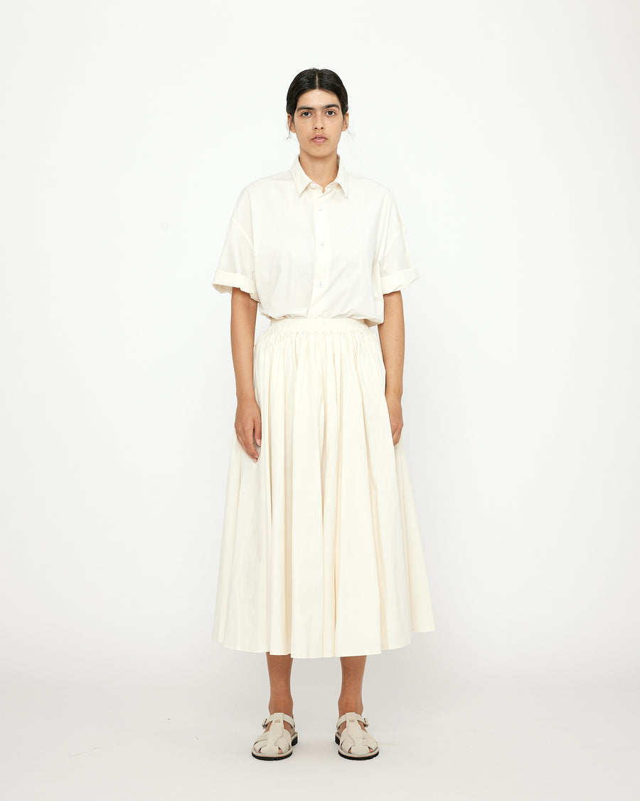 Papery Elastic Prairie Skirt - SS24 - Off-White