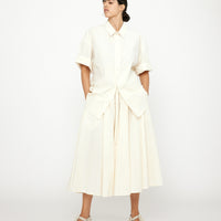 Papery Elastic Prairie Skirt - SS24 - Off-White