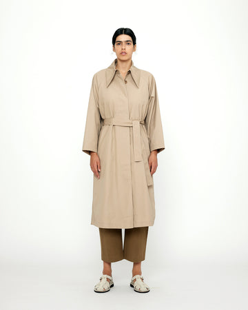Spring Trench Overcoat - SS24 - Tan