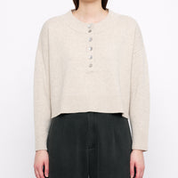 Relaxed Cropped Pull-Over - FW24 - Dove