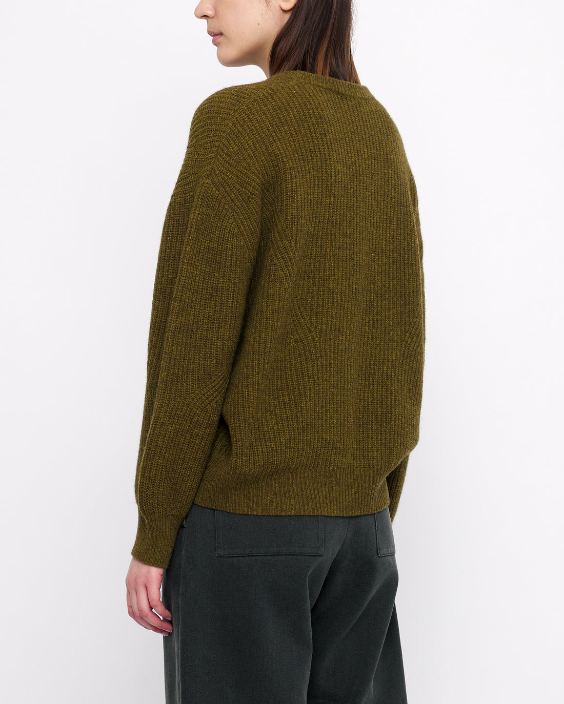 Signature Yak Poet Sweater - Kelp