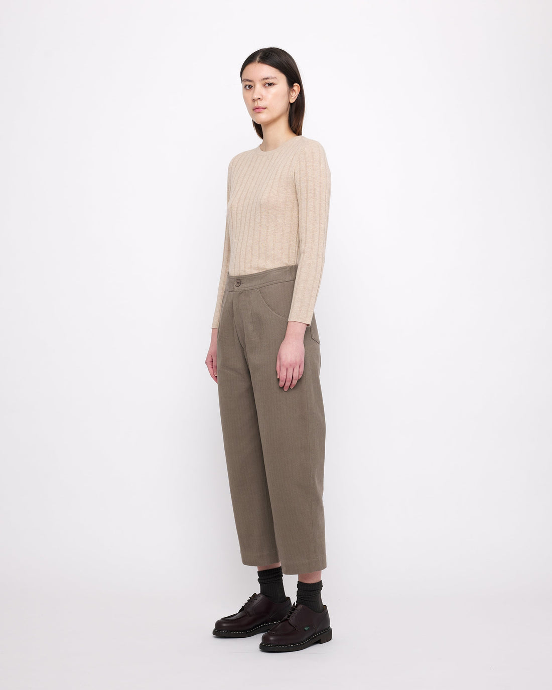 Signature Curve Legged Trouser - Heavy Canvas Edition - Umber