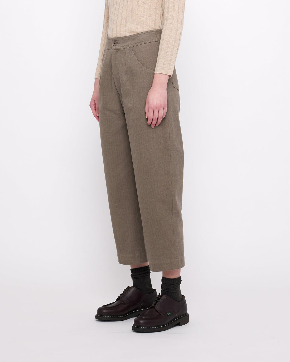 Signature Curve Legged Trouser - Heavy Canvas Edition - Umber