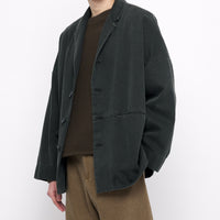 Sand-Washed Blazer Coat - FW24 - Washed Black