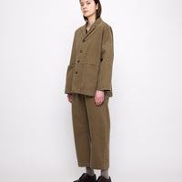 Sand-Washed Blazer Coat - FW24 - Washed Walnut