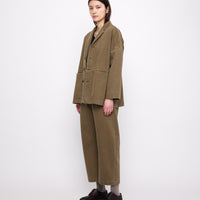 Sand-Washed Blazer Coat - FW24 - Washed Walnut