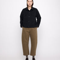 Signature Panel Pockets Shirt Jacket - Heavy Canvas Edition - Black