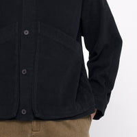 Signature Panel Pockets Shirt Jacket - Heavy Canvas Edition - Black