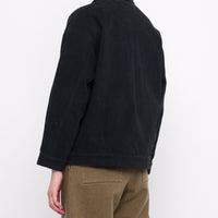 Signature Panel Pockets Shirt Jacket - Heavy Canvas Edition - Black