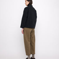 Signature Panel Pockets Shirt Jacket - Heavy Canvas Edition - Black