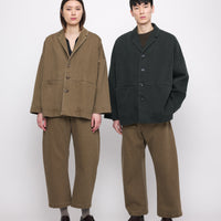 Sand-Washed Blazer Coat - FW24 - Washed Walnut