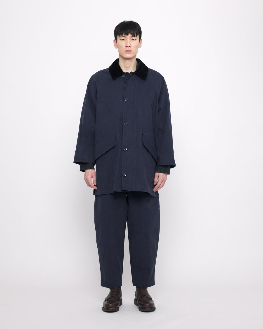 Mid-Length Duster Coat - FW24 - Navy