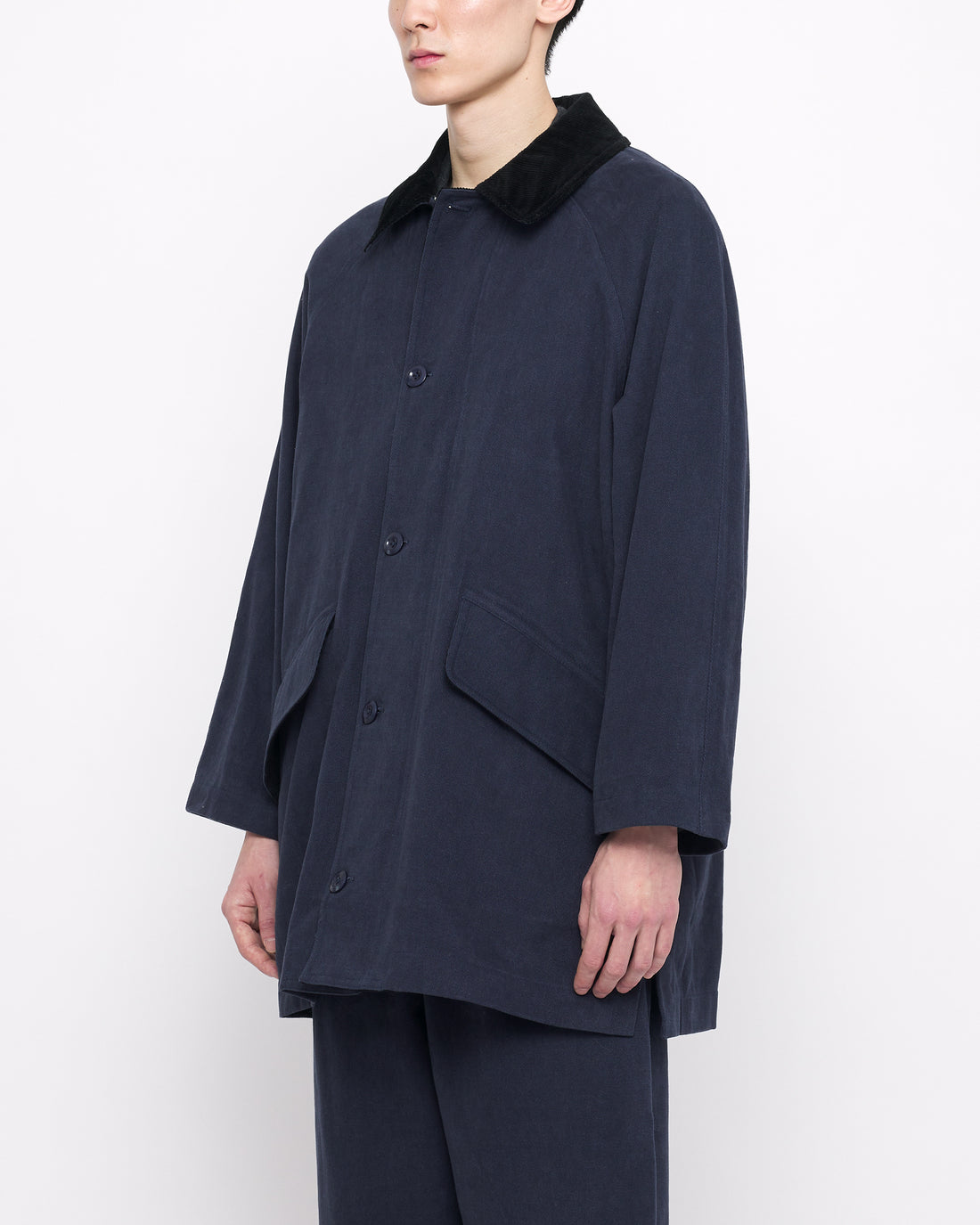 Mid-Length Duster Coat - FW24 - Navy