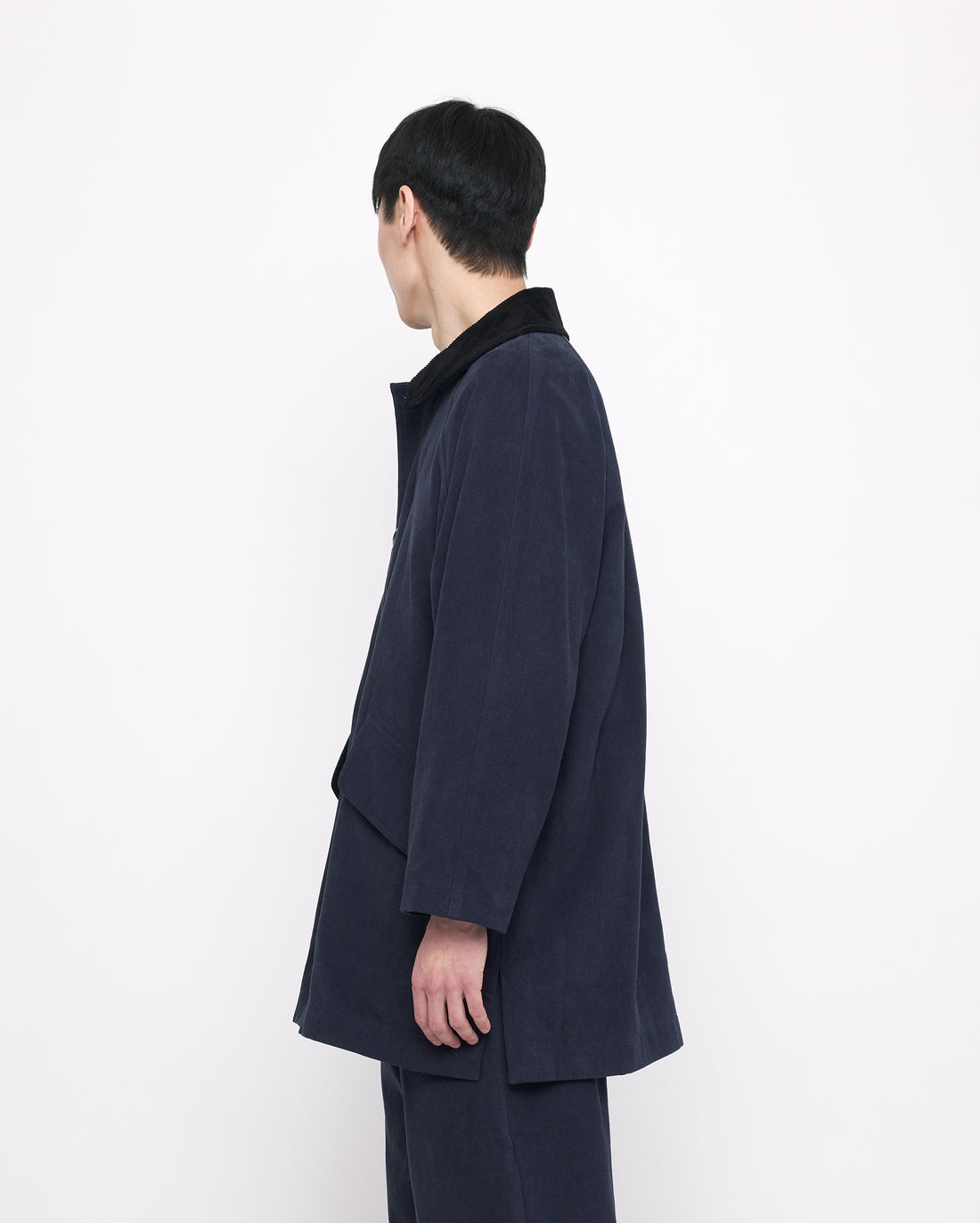 Mid-Length Duster Coat - FW24 - Navy