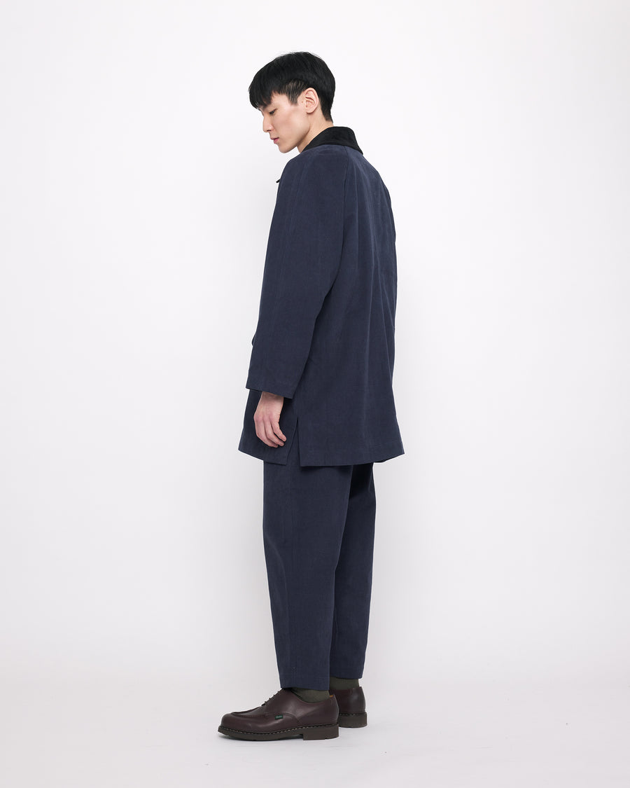 Mid-Length Duster Coat - FW24 - Navy