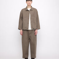 Signature Pleated Trouser - Heavy Canvas Edition - Umber