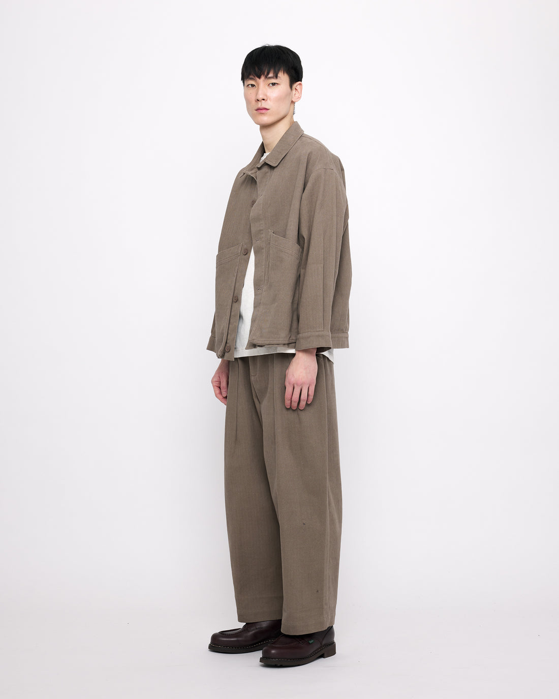 Signature Pleated Trouser - Heavy Canvas Edition - Umber