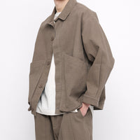 Signature Panel Pockets Shirt Jacket - Heavy Canvas Edition - Umber