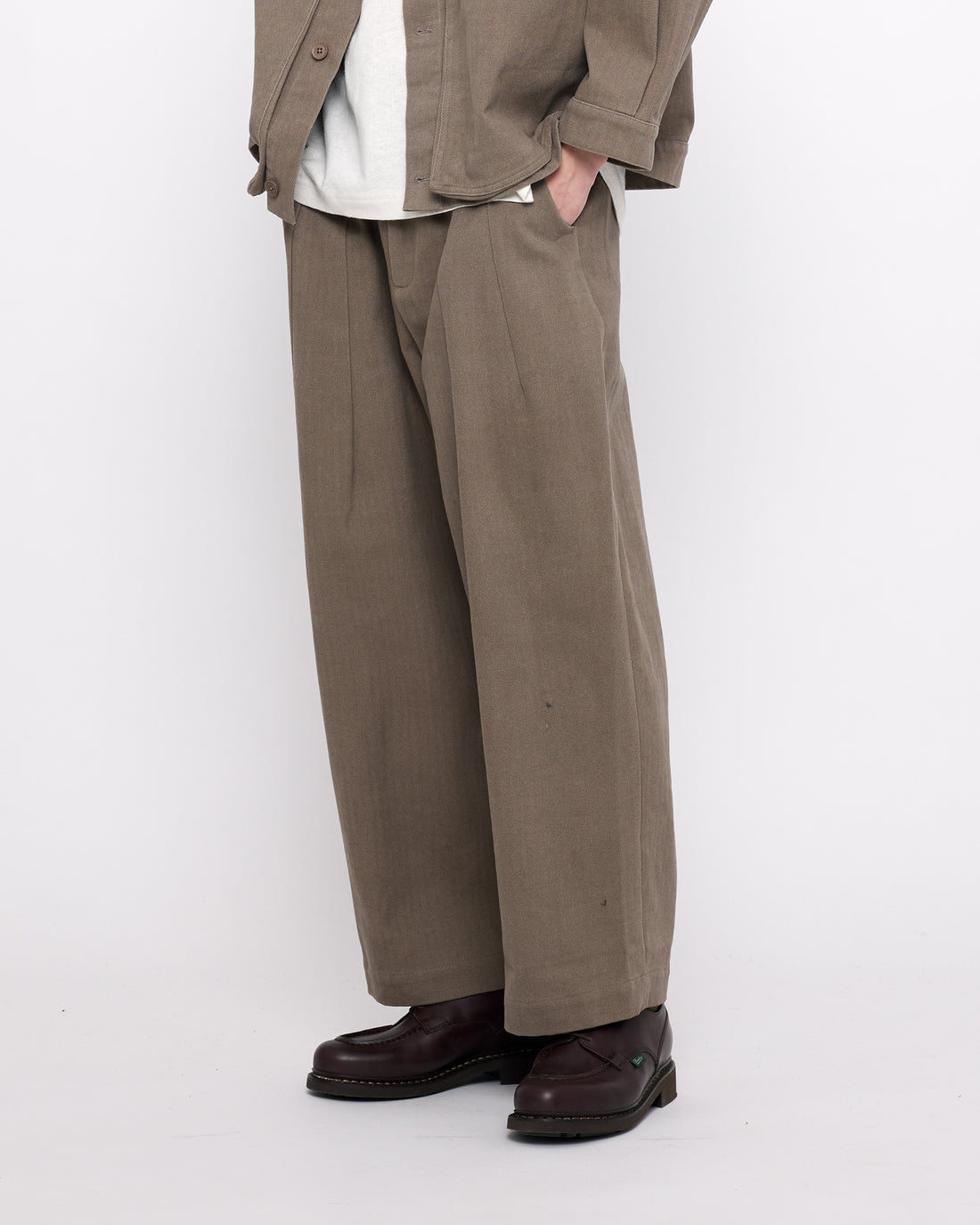 Signature Pleated Trouser - Heavy Canvas Edition - Umber