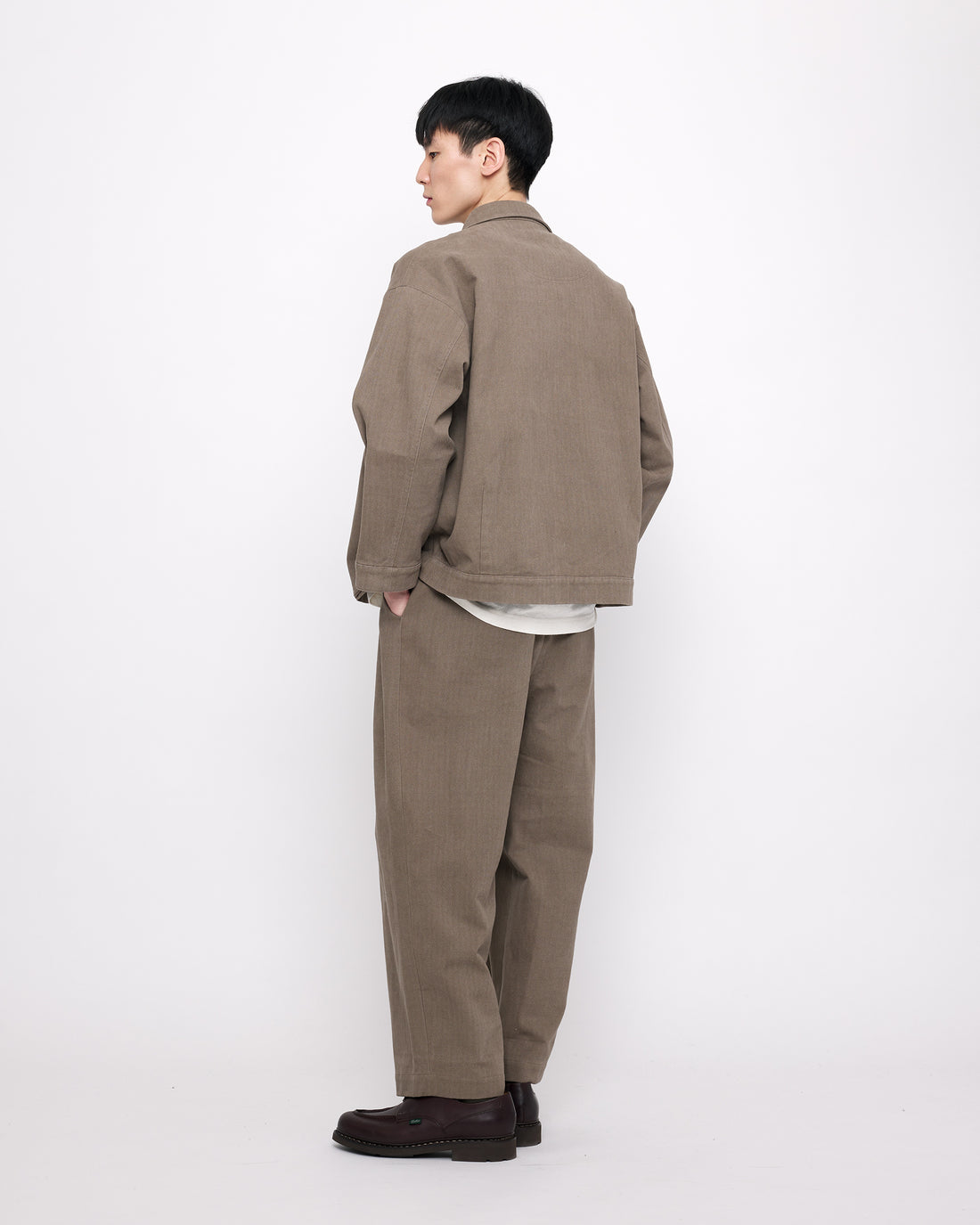 Signature Panel Pockets Shirt Jacket - Heavy Canvas Edition - Umber