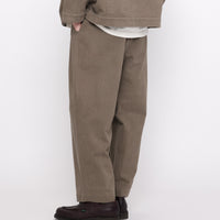 Signature Pleated Trouser - Heavy Canvas Edition - Umber