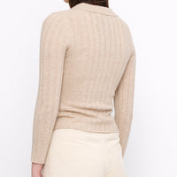 Yak Collared Long Sleeves - FW24 - Desert Sand