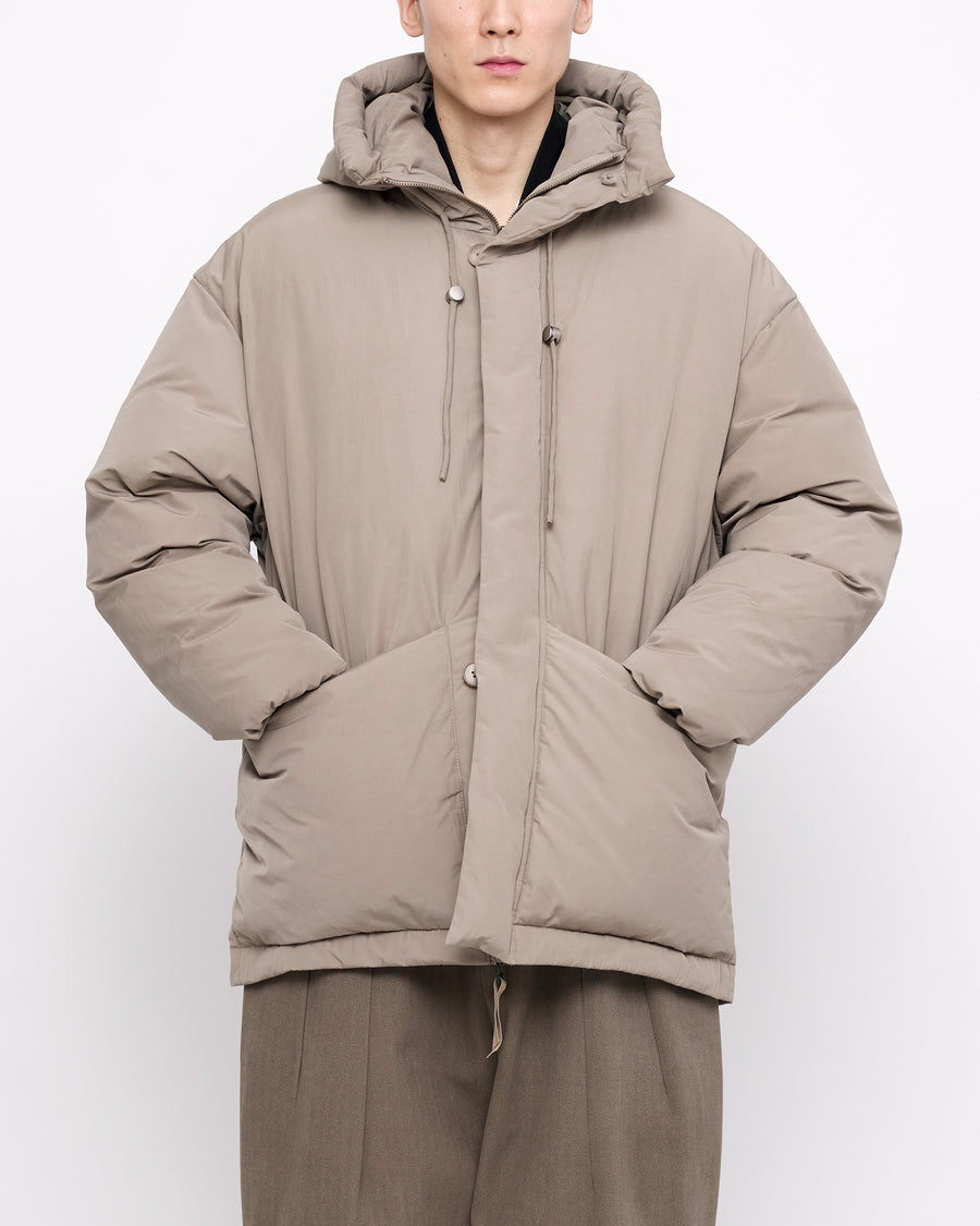 Hooded Puffer - FW24 - Taupe