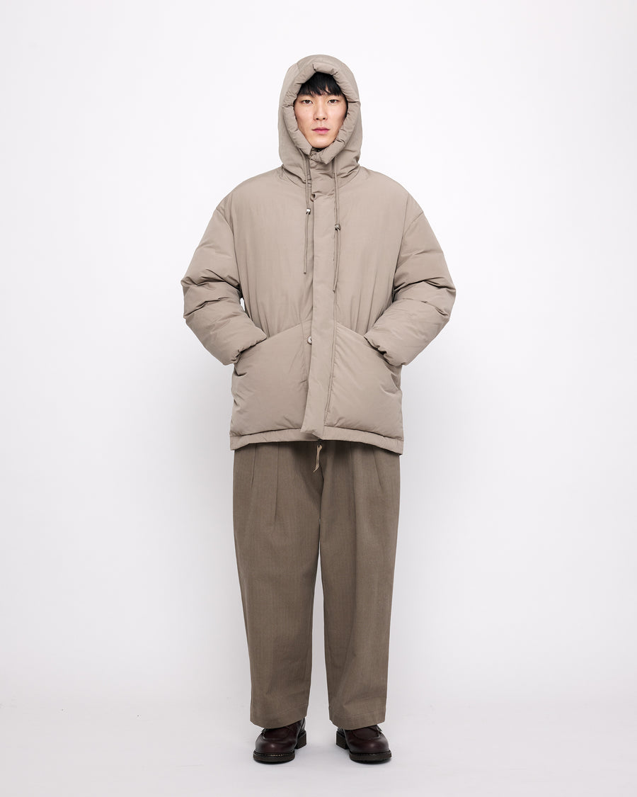 Hooded Puffer - FW24 - Taupe