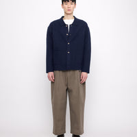 Boiled Wool Chore Shirt Jacket - FW24 - Navy