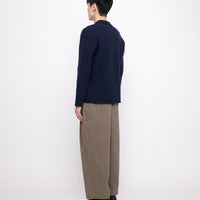 Boiled Wool Chore Shirt Jacket - FW24 - Navy