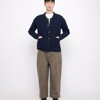 Boiled Wool Chore Shirt Jacket - FW24 - Navy