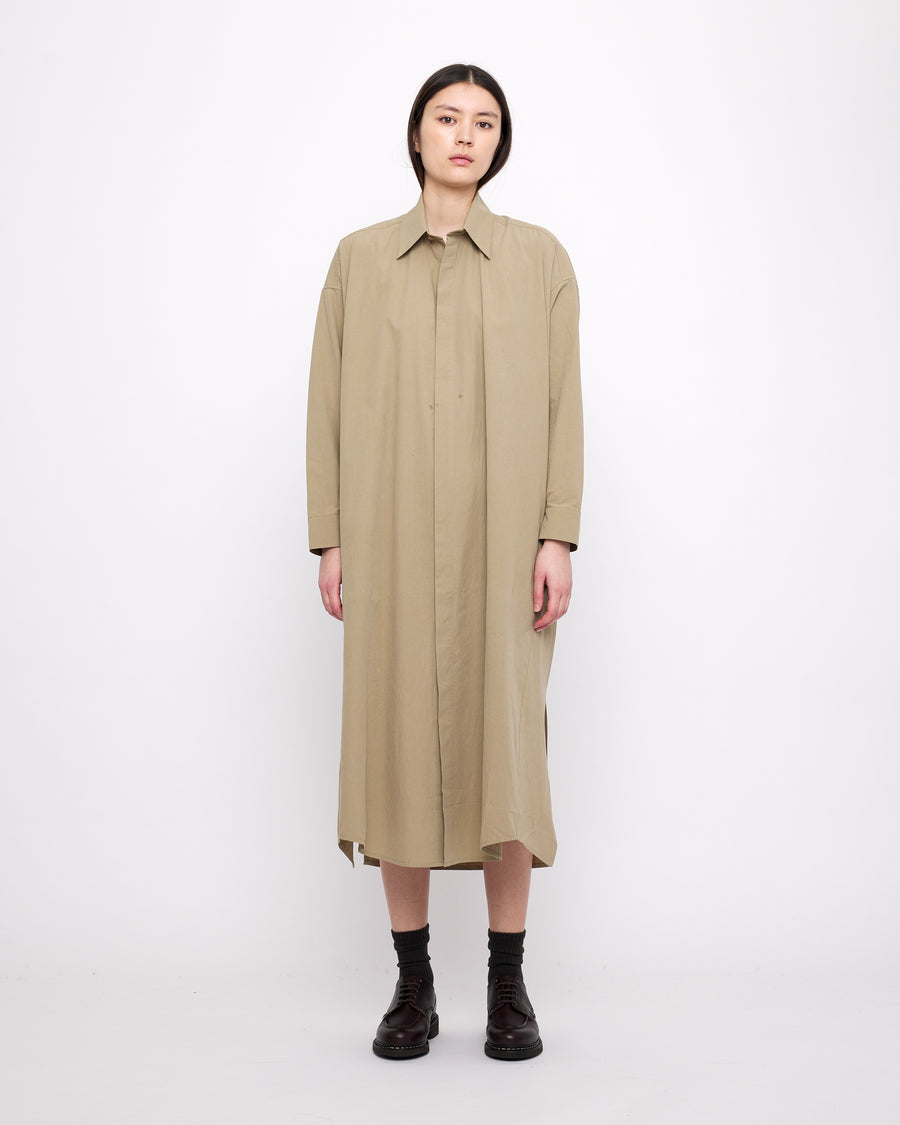 Cocoon Maxi Shirtdress - FW24 - Artichoke