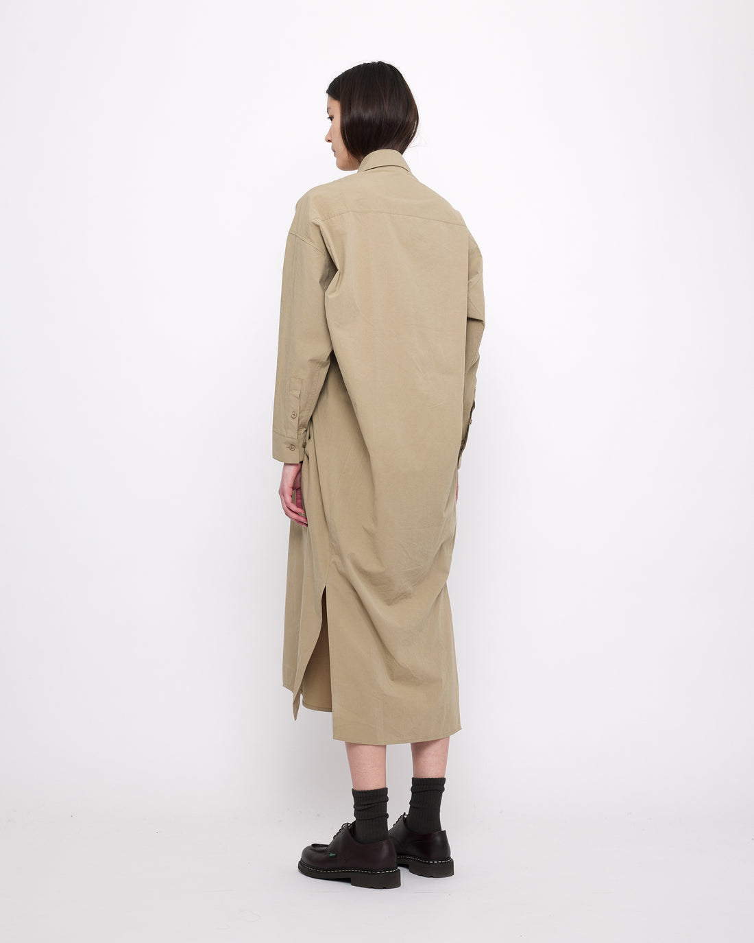 Cocoon Maxi Shirtdress - FW24 - Artichoke