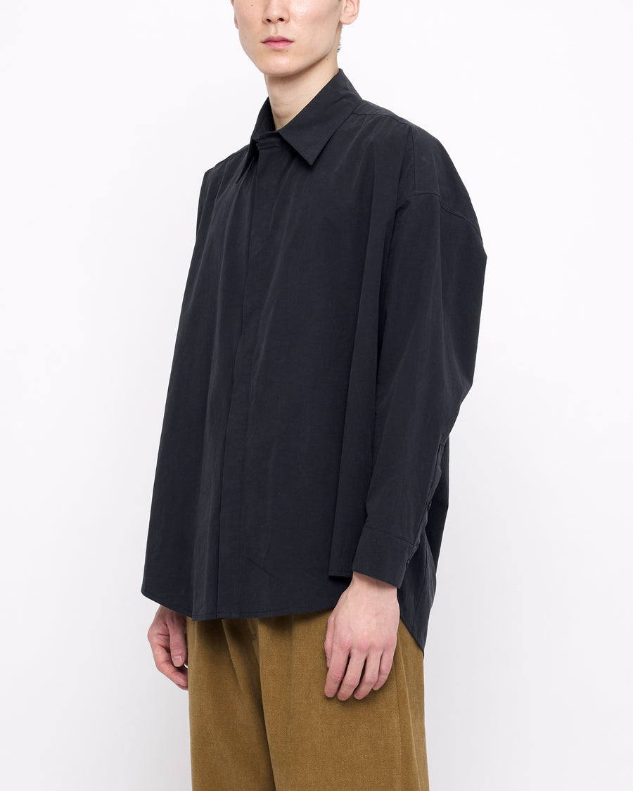 Cocoon Dress Shirt - FW24 - Black