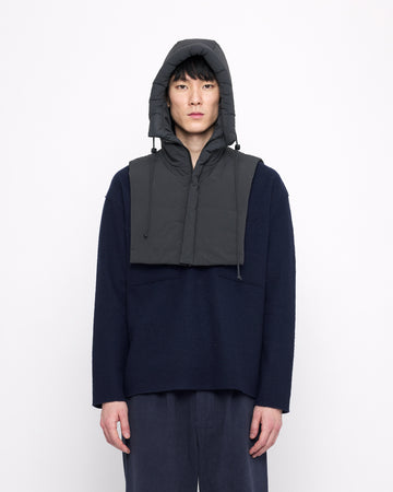 Hooded Vest - FW24 - Navy Black