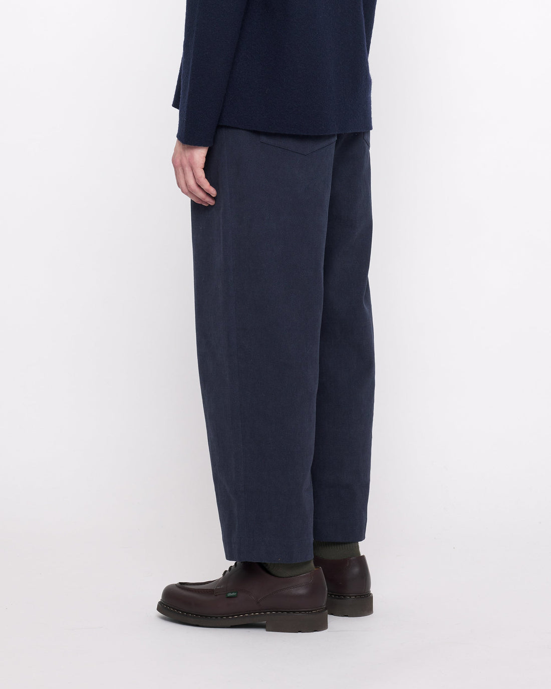 Signature Curve Legged Trouser - Heavy Canvas Edition - Navy