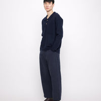 Signature Curve Legged Trouser - Heavy Canvas Edition - Navy