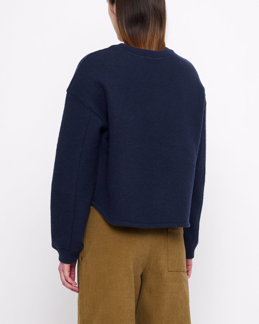 Boiled Wool Keepsake - FW24 - Navy