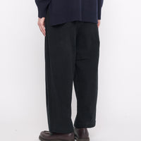 Signature Pleated Trouser - Heavy Canvas Edition - Black