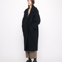 Oversized Wool Coat - FW24 - Charcoal Black