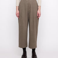 Signature Pleated Trouser - Heavy Canvas Edition - Umber