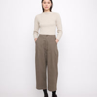 Signature Pleated Trouser - Heavy Canvas Edition - Umber