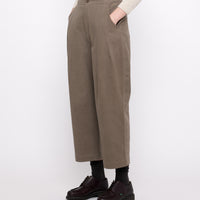 Signature Pleated Trouser - Heavy Canvas Edition - Umber