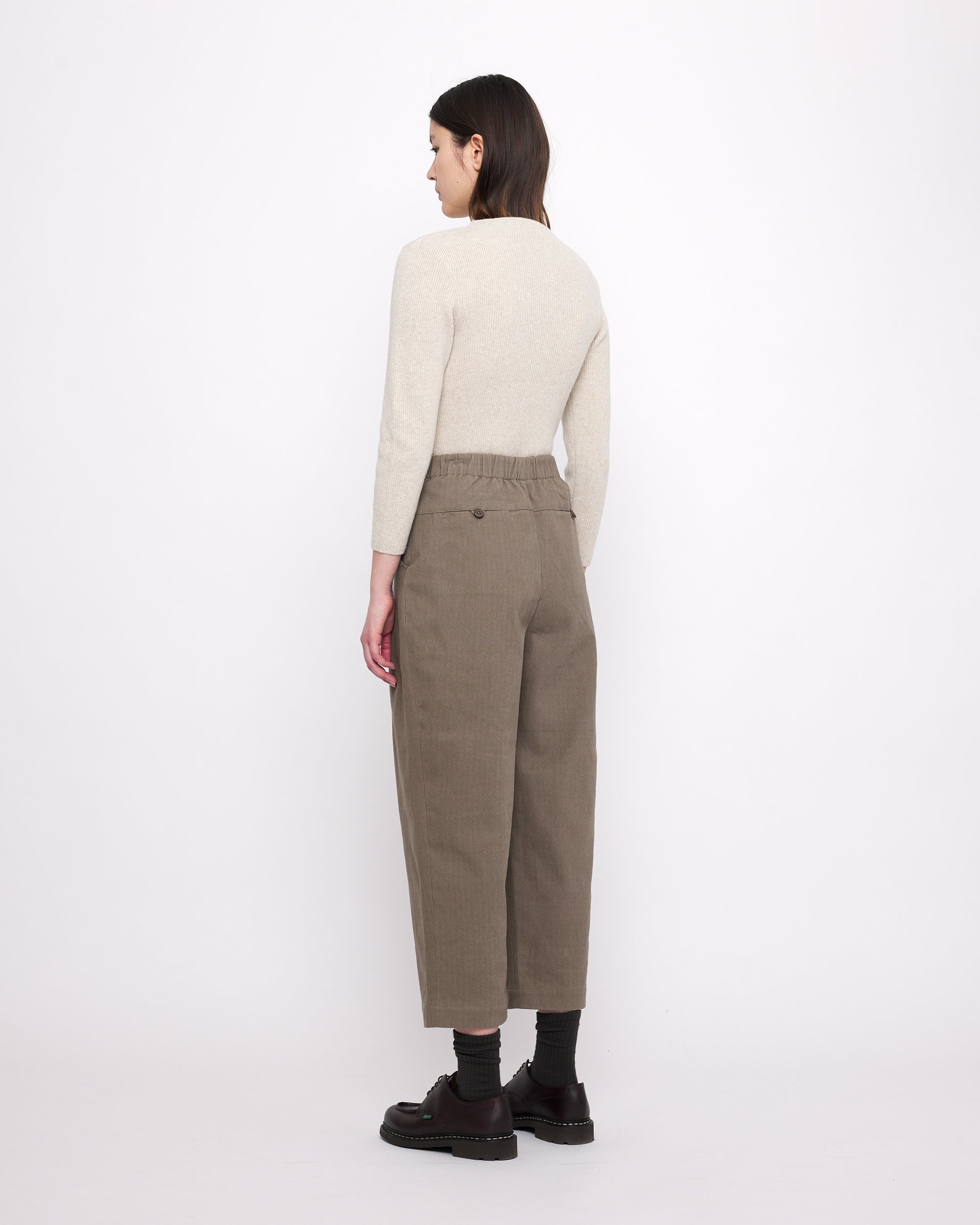 Signature Pleated Trouser - Heavy Canvas Edition - Umber